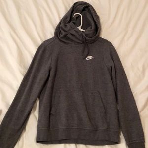 Gray Nike hoodie